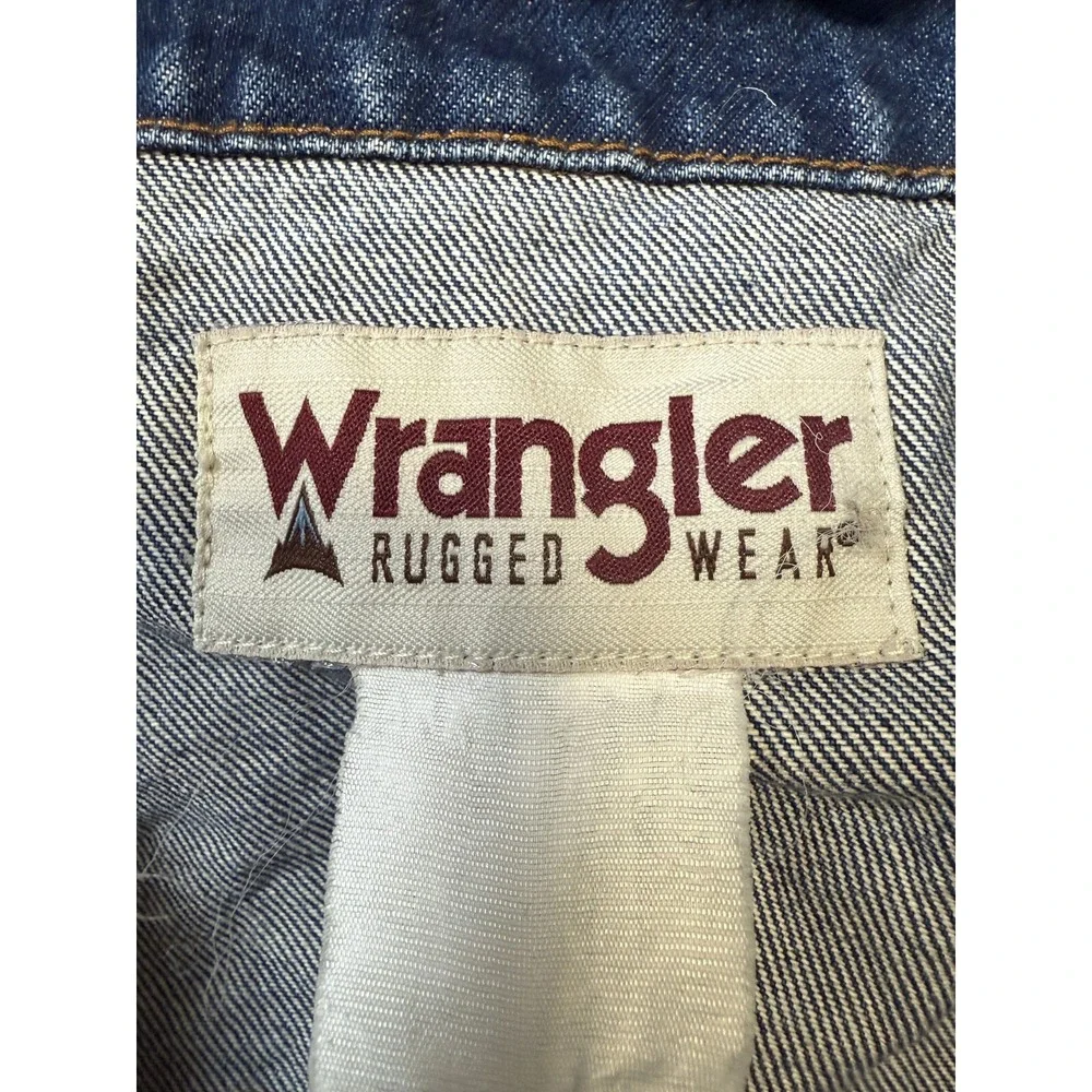 WRANGLER - Chevrolet  - Men's Denim Trucker Jean Jacket‎ - Size X-Large - XL*